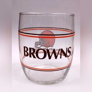 Vintage NFL Cleveland Browns Glass